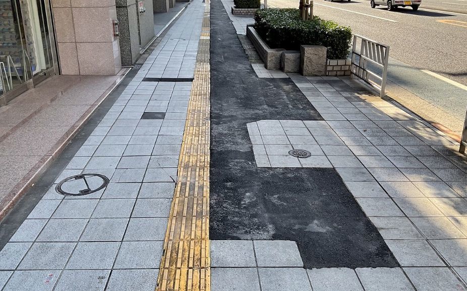 アースタンプ 型押しアスファルト工法による施工事例_特長4